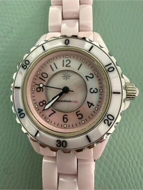Issac Mizrahi Mother-of-Pearl Dial Watch